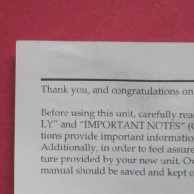 used (less than lite average wear) genuine Boss Owner's Manual for PH-3 Phase Shifter (NO: pedal / other items) 2000s (copyright year 2002) white matte paper / black print & graphic [5 inches across (unopened), 3 & 1/2 inches high] 32 pages cover to cover image 9