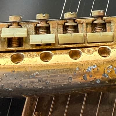 Original Gibson ABR-1 Bridge Patent Number & Tailpiece – Correct for 1968 Les Paul Custom / Early 1969 – 50s Tooling image 2