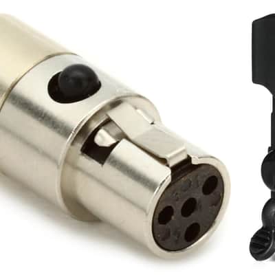 DPA DAD6010 MicroDot to TA4F Adapter  Bundle with DPA VC4099 Mounting Clip for Violin  Viola  Mandolin  Banjo image 1