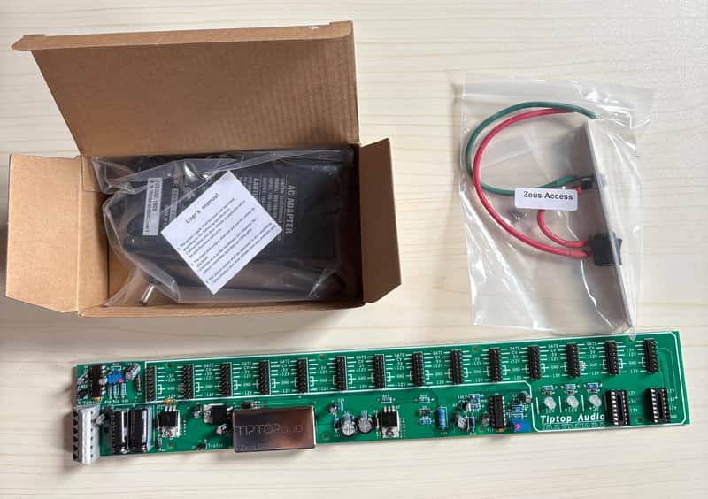 Tiptop Audio Zeus Studio Bus Eurorack Power System 2010s - Green image 1