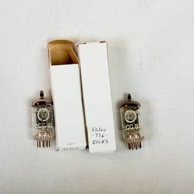 Valvo ECC83 (12AX7) Matched pair (Mullard) image 1