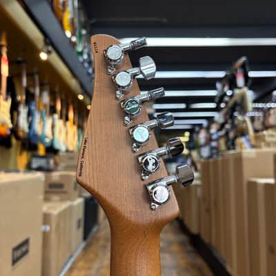 Suhr Modern Plus Electric Guitar Faded Trans Whale Blue Burst w/Padded Gig Bag image 8