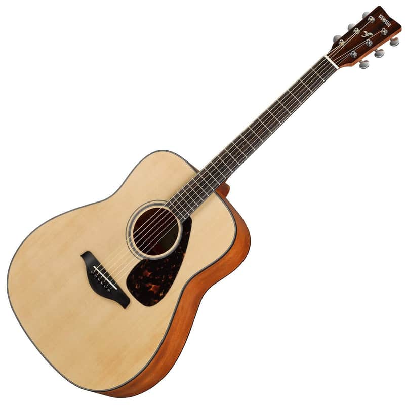 Yamaha FG800M FG Series Dreadnought 6-String RH Acoustic Guitar-Natural Matte