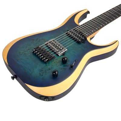Jackson Pro Plus Series DK Modern MDK7P HT, Ebony Fingerboard, Chlorine Burst image 5