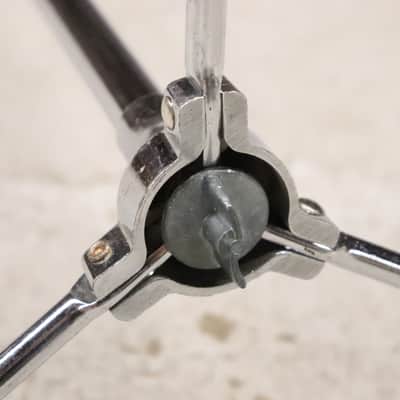 Japanese Flat Base Straight Cymbal Stand Vintage 1960's image 9
