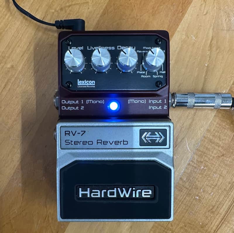 ほぼ新品未使用　DIGITECH / RV-7 Stereo Reverb Hardwire RV-7 Stereo Reverb | Reverb