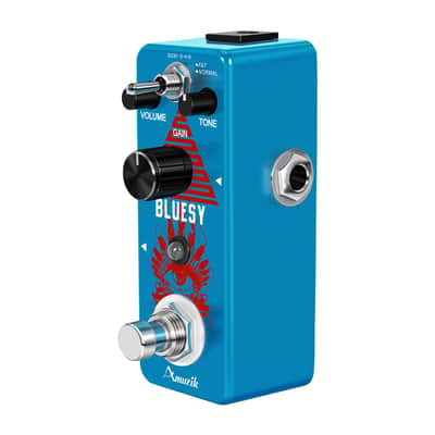 Blues Driver Bluesy Overdrive Blue King Foot Operated Effecter Wide Frequency Range Natural Tone Blues Style Overload Effect Two Modes For Electric Guitars And Bass image 8