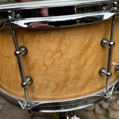 Ludwig LS403CAN150 Canada 150th Anniversary Edition 1867-2017 6.5x14 Birdseye Maple 10 PLY Classic Maple - Gloss Lacquer Snare Drum MINT image 16
