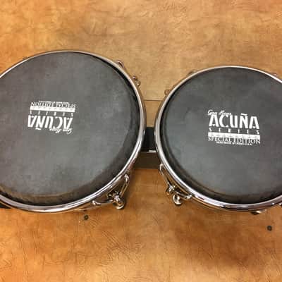 Gon Bops Special Edition Alex Acuna Bongos Ebony Lacquer image 5