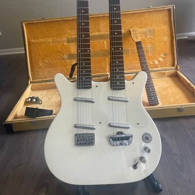 Danelectro Doubleneck 12-String and 6-String 1998 - 2004 - White Pearl image 1
