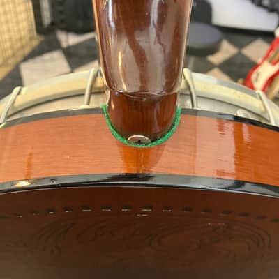 Kay Vintage Banjo 1960-s - Eagle wooden carved back with soft case image 6