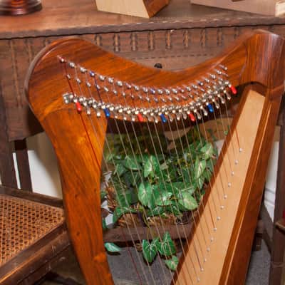Roosebeck 22-String 5-Panel Heather Harp w/ Chelby Levers image 3