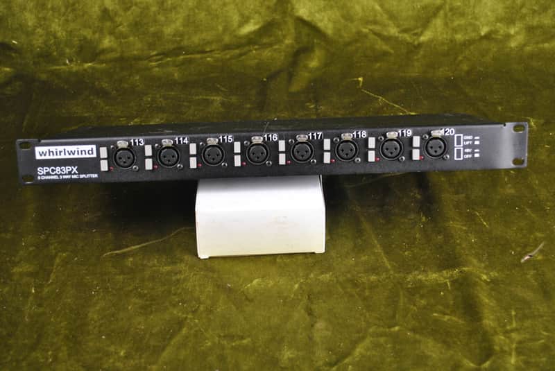 Whirlwind SPC83PX 8 Channel Microphone Splitter Rack 1 Direct 2 ISO Outputs image 1