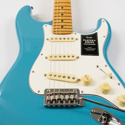 Fender Player II Stratocaster Electric Guitar - Aquatone Blue with Maple Fingerboard image 3