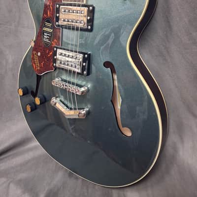 Gretsch G2622LH Streamliner Center Block V-Stoptail Left-Handed Gunmetal image 2
