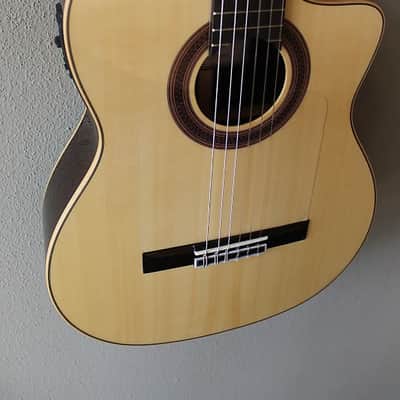 Brand New Cordoba Iberia Series GK Studio Acoustic/Electric Flamenco Negra Guitar image 5