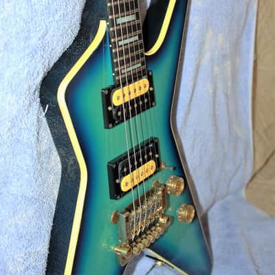 Very Rare 1985 Dean Baby ML,OHSC-Neck thru-Made by ESP-Factory trem, 24-3/4"scale All Original image 10