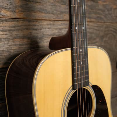 Used Martin 2024 Custom Shop D-28 Dreadnought Acoustic Guitar - Natural w/OHSC image 5