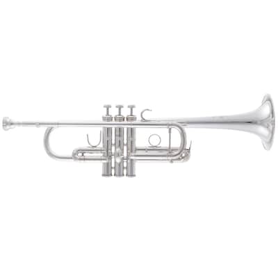 Bach C190SL229C Stradivarius Trumpet in C, Silver Plate image 1