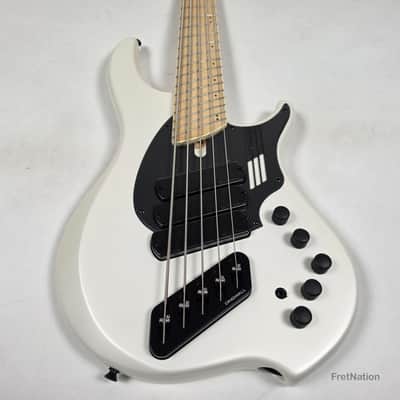 Dingwall NG3 5-String Ducati White Fanned Fret Multi-Scale - 9.06lbs #21063 image 5