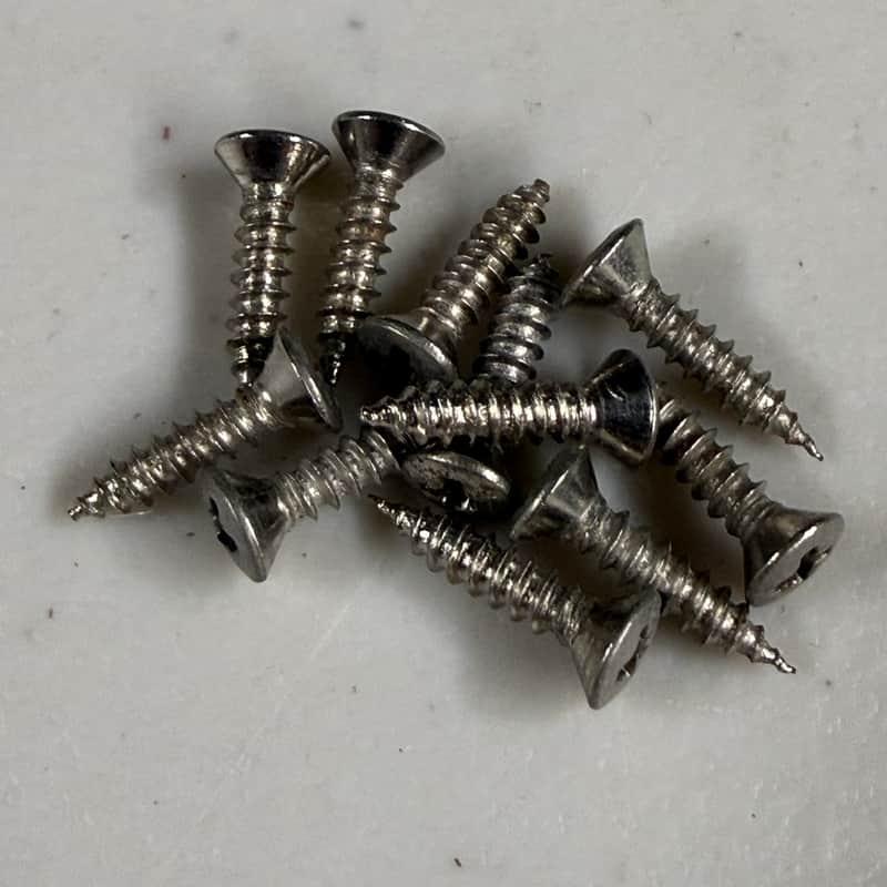 Fender Pickguard Screws (11) 1960's Real Deal! (M-569) image 1