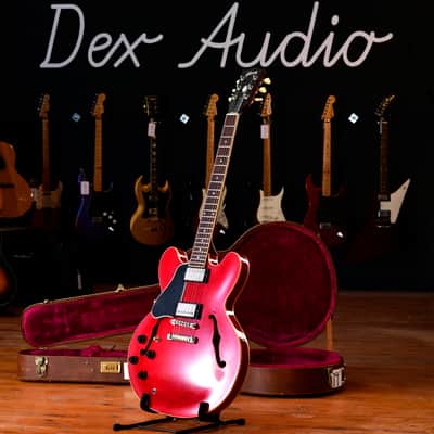 1998 Gibson ES-335 Dot Left-Handed - Cherry Red image 1