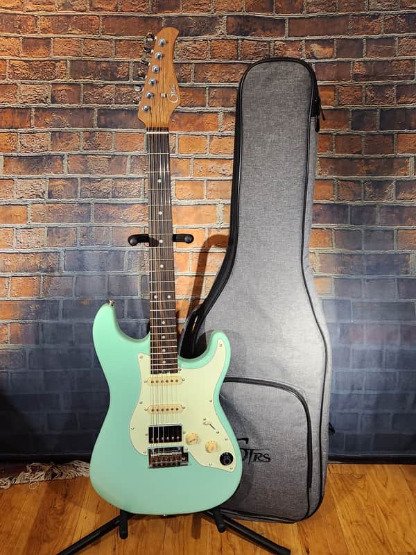 Mooer S800 Intelligent Guitar Seafoam Green w/ Original Gig Bag & Footswitch image 1