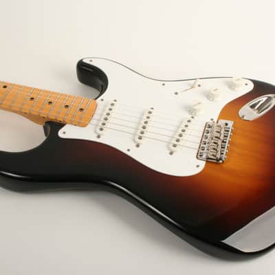 Fender Custom Shop Limited Edition 70th Anniversary 1954 Stratocaster NOS 1-Piece Quartersawn Maple Neck Fingerboard Wide-Fade 2-Color Sunburst XN5508 image 11