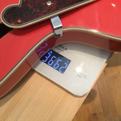 D'Angelico Premier DC Semi-Hollow Double Cutaway , 2019 - 2020 - Fiesta Red image 11