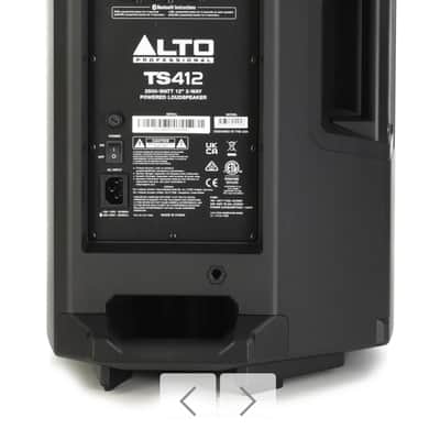 Alto Professional TS412 TrueSonic 4 2-Way 2500-Watt 12" Active Loudspeaker 2022 - Present - Black image 2