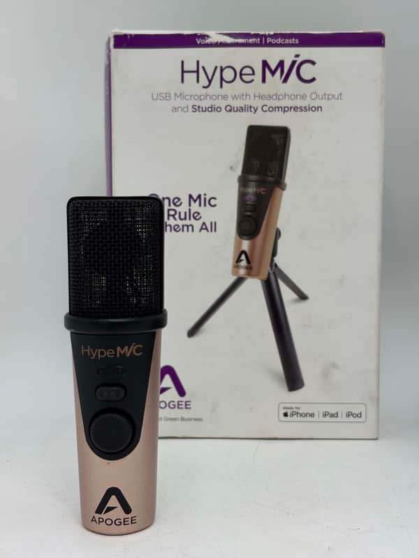 Apogee HypeMiC Cardioid USB Microphone 2019 - 2020 - Black / Champagne image 1