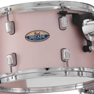 Pearl Decade Maple 12x8" Rose Mirage Lacquer #849 Rack Tom Tom Drum w/Opti-Loc Mount | WorldShip | NEW | Authorized Dealer image 1