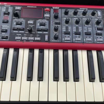 Nord Electro 5D SW73 Semi-Weighted 73-Key Digital Piano 2015 - 2018 - Red image 4