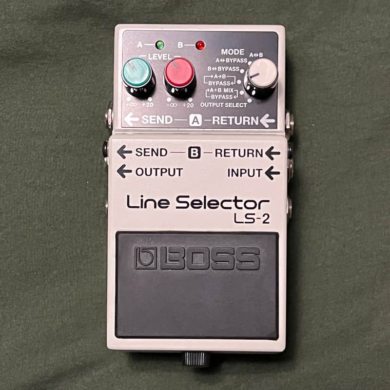 Boss LS-2 Line Selector (Silver Label) 1991 - Present - White image 1