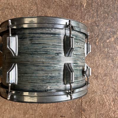 Rogers PowerTone 1969- 12x8 tom - Blue oyster image 4