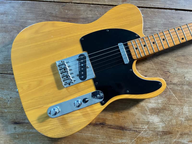 Hondo Telecaster H757 Deluxe série 1983 - Butterscotch blonde image 1