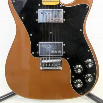 Used Fender Telecaster Deluxe Made in USA 1975 Mocha W/ OHSC VGC image 2