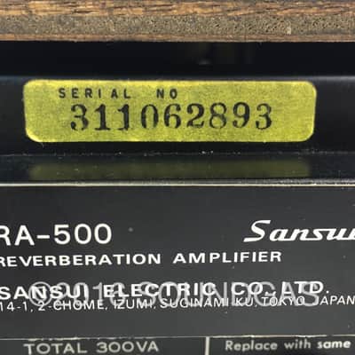 Sansui RA-500 Reverberation Amplifier image 7