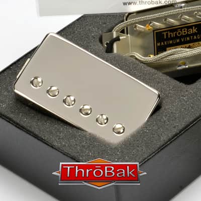 ThroBak SLE-101 Plus P.A.F. Repro Set Brite Nickel image 1