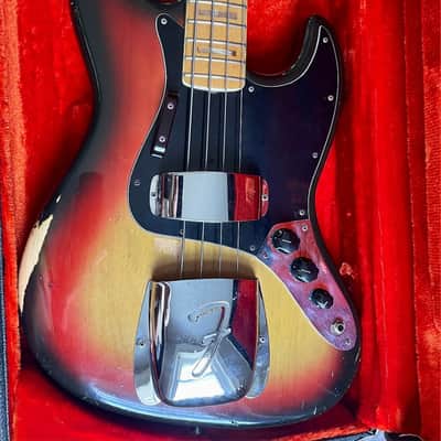 Fender Jazz Bass  1975 Fender Jazz Bass 1975 - Sunburst image 7