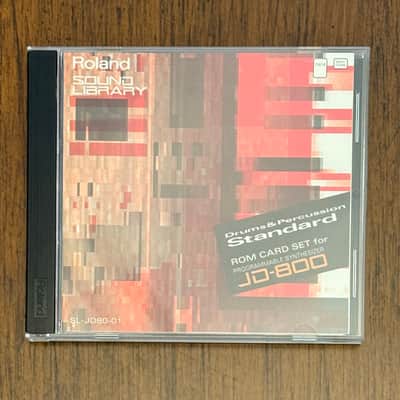 Roland JD-800 or JD-990 Sound Card SL-JD80-01 Standard Drums Mid 90’s
