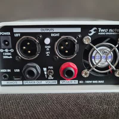 Two Notes Torpedo Captor X 8ohm Stereo Reactive Load Box / Attenuator 2020 - White image 4