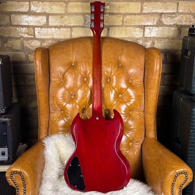 1961 Gibson Les Paul Standard Vintage Cherry 2x PAF Patent Applied For Made In Kalamazoo Electric Guitar W/ Original Lifton Hardshell Case! image 2
