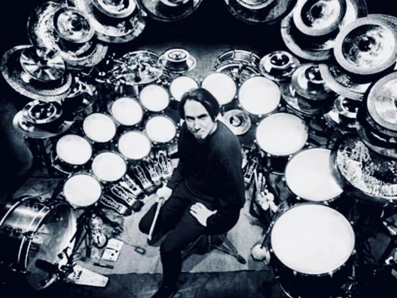 Terry Bozzio Signed 1980s Large Vinyl Promo Banner | Reverb