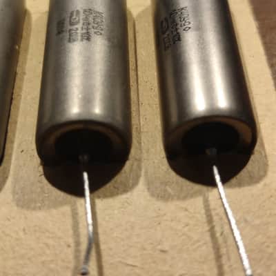 2x PIO 1uF 200V K40Y-9 Paper In Oil Capacitors NOS Lot Of 2 pcs Matched Pair image 1