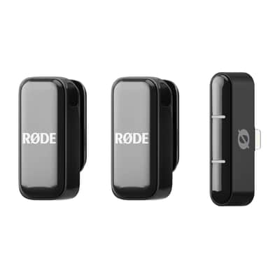RODE Wireless Micro 2-Person Ultracompact Wireless Microphone System with USB-C Connector (2.4 GHz, Black) image 3