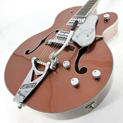 2021 Gretsch Limited Edition Falcon G6136TSL-CPM LTD – 2 Tone Copper / Sahara Metallic image 2
