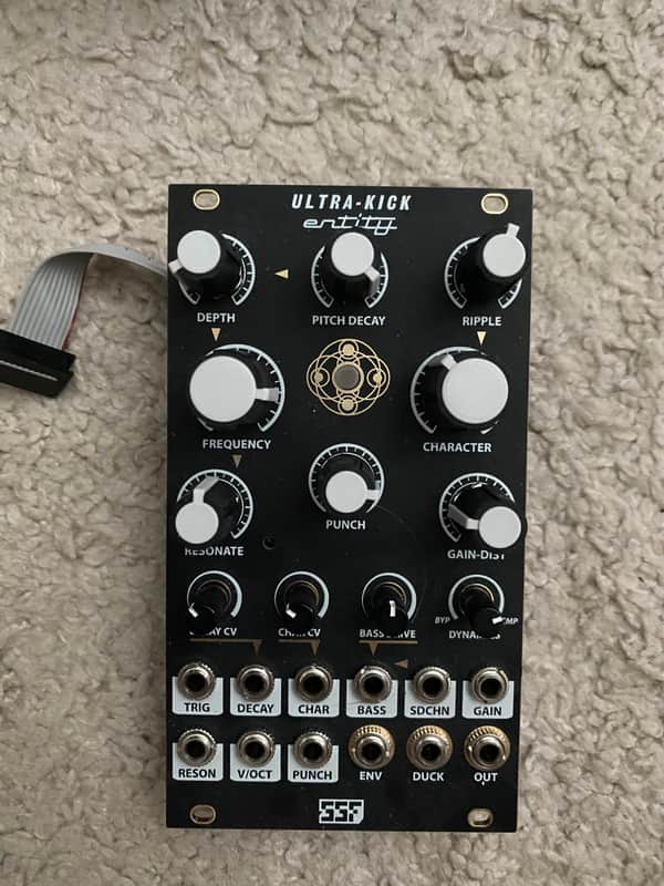 SSF Entity Ultra-Kick (Black Panel) Eurorack Kick Drum and Bass Synthesis Module image 1