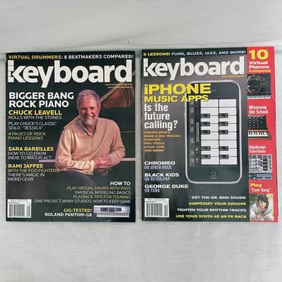 Keyboard Magazine 2008 Justin Timberlake, Joey DeFrancesco, Jordan Rudess, Medeski Martin and Wood, Herbie Hancock, Ben Folds, Danny Federici, Chuck Leavell, image 5