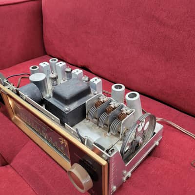 Fisher Series 40 FM Tuner model FM-40 1950s - Black/Brass image 8